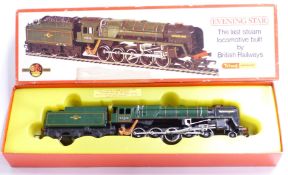 Tri-ang Hornby 00 gauge BR 2-10-0 model railway locomotive Evening Star 92220, R.861, in original