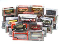 Twenty-three Corgi The Original Omnibus Company 1:43 scale diecast model buses and coaches including