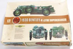 Airfix 1:12 scale 1930 4½ Litre Supercharged Bentley model kit, 2001, in original box.