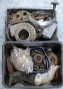 Motorbike parts including clutches, gears etc