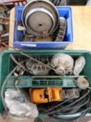 Motorbike parts including cables and flywheels