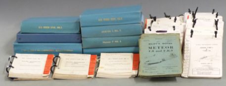 RAF aircraft interest manuals including Hunter, Lightning, Sea Vixen, Tornado and Harrier
