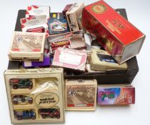 A collection of Corgi, Matchbox and similar diecast model vehicles including Models of Yesteryear,