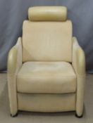 A pair of Ligne Roset designer reclining armchairs
