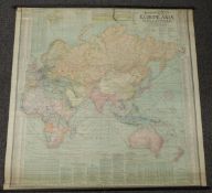 'The Autocar Map for Motorists' map of England, Wales and Southern Scotland, 142 x 112cm and