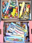 A collection of mainly Matchbox diecast model vehicles including Super Kings, Speed Kings, Battle