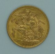 1913 George V gold full sovereign