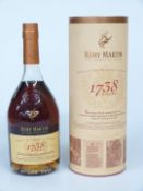 Remy Martin 1738 bottle of Champagne Cognac 70cl, 40% volume, in presentation tube