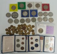 A collection of modern crowns including 1953 Coronation example, 1951 Festival of Britain and 1937