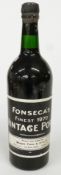 Fonseca's Finest 1970 Vintage Port shipped and bottled by Morgan Furze & Co Ltd London