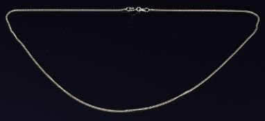 An 18ct gold chain/ necklace, 2.5g, length 42cm