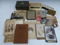 Pewter box with Ruskin or similar cabochon to lid, gilt frame set with turquoise cabochons, cased