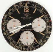 Breitling Navitimer advertising or shop display wall clock, diameter 30cm
