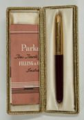 Parker 51 fountain pen in original box with instructions