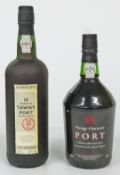 Two bottles of port, Vintage Character 750ml 20% vol and Cockburn's 10 year old Tawny Port, 750ml,