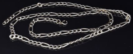 A 9ct gold curb link bracelet, 11.7g, length 66cm