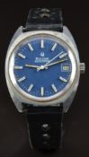 Bulova Accutron gentleman's wristwatch ref.7303-2 with date aperture, luminous hands, white and
