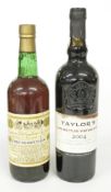 Taylor's 2004 Vintage Port and Tarquinio Finest Delicate Sercial Madeira c1950s, shipped and bottled