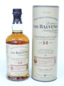 The Balvenie Caribbean Cask Single Malt Scotch Whisky, aged 14 years, 70cl 43% vol, in original