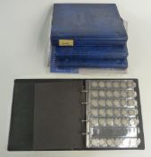 A collector's album containing UK coinage including approximately 400g of pre-1947 silver,