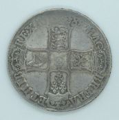James II 1688 crown second bust, QVARTO edge