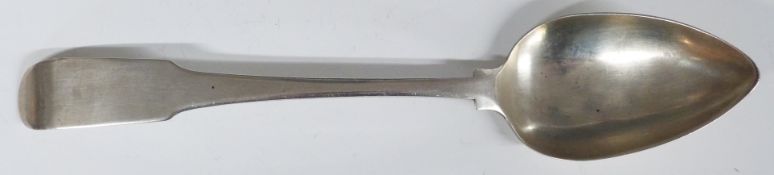 Georgian Dumfries Scottish provincial hallmarked table spoon, circa 1820, maker Joseph Pearson,