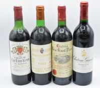 Four bottles of wine comprising Chateau Giscours Margaux 1993, 750ml 12.5% vol, Chateau Tour Saint-