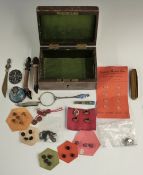 Collectables to include Art Deco and other buttons, cloisonné, micro mosaic, tiger's eye etc