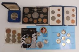 Royal Mint and Westminster coins to include 1998 and 2008 silver Britannias, two silver proof