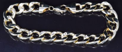 A 9ct gold curb link bracelet, 10.6g
