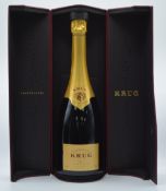 Krug Grand Cuvée Champagne in a fold-out presentation case, 12% vol, 750ml