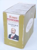 Fifty King Edward Invincible cigars in ten sealed packets of five