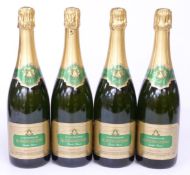Four bottles of R. Renaudin Grand Reserve 1993 Brut Champagne 75cl 12% vol