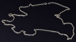 A 9ct gold necklace, 8.1g, length 70cm