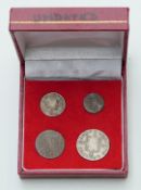 Charles II (1660-1685) Maundy cased set, undated, with Coincraft receipt