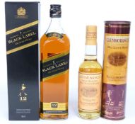 Johnnie Walker Black Label, 12 years old Blended Scotch Whisky in presentation box, 1 litre 43%