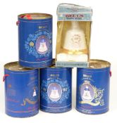 Five Bell's commemorative or celebratory whisky decanters in boxes including Prince Henry,