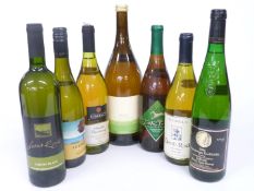 Three bottles of New World white wine including Electric Reindeer, 12% vol, Kombazy 12% vol, Lookout