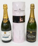 Three bottles of Champagne, Lanson Brut 750ml 12.5% vol, Heidsieck and Co. Dry Monopole 750ml and