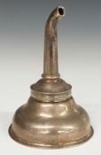 Georgian Irish hallmarked silver wine funnel, Dublin 180, maker's mark indistinct, height 11cm,