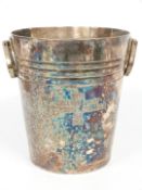 Ralph Lauren silver plate champagne bucket, height 23cm