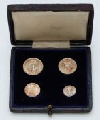 Edward VII 1905 Maundy set, in original case