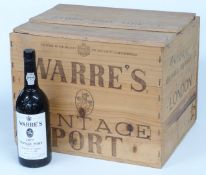 Warre's 1977 Vintage Port, 75cl, with Warre's wooden case