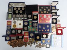 A large collection of modern cased Royal Commemorative souvenir crowns etc, some with