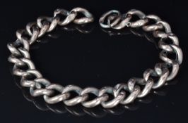 A 9ct rose gold bracelet, 17.2g
