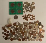 A small collection of UK coinage including approximately 83g of mixed silver, Victoria onwards