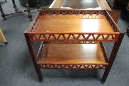 A 20th century two tier trolley