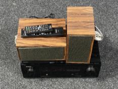 A Denon Avr-x520 BT AV surround receiver,