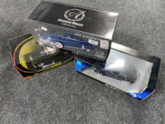 Three boxed large scale die cast vehicles : Solido Bentley,