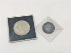 A silver William IV East India Company One Rupee 1835,
